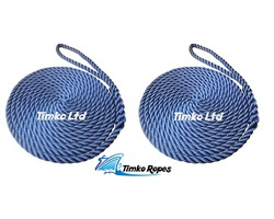 Navy Blue Mooring Ropes And Pre Spliced Mooring Lines